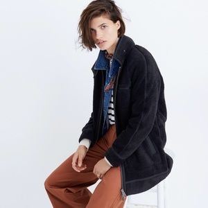 Madewell Sherpa Faux Fur Coat